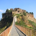 Civita di Bagnoregio, the foorbridge