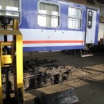 "Train wheel changing station" Belarus-Poland border